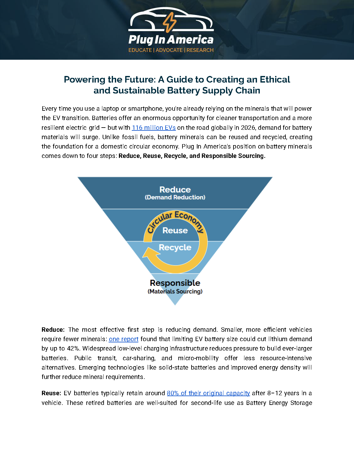 Creating an Ethical and Sustainable Battery Supply Chain