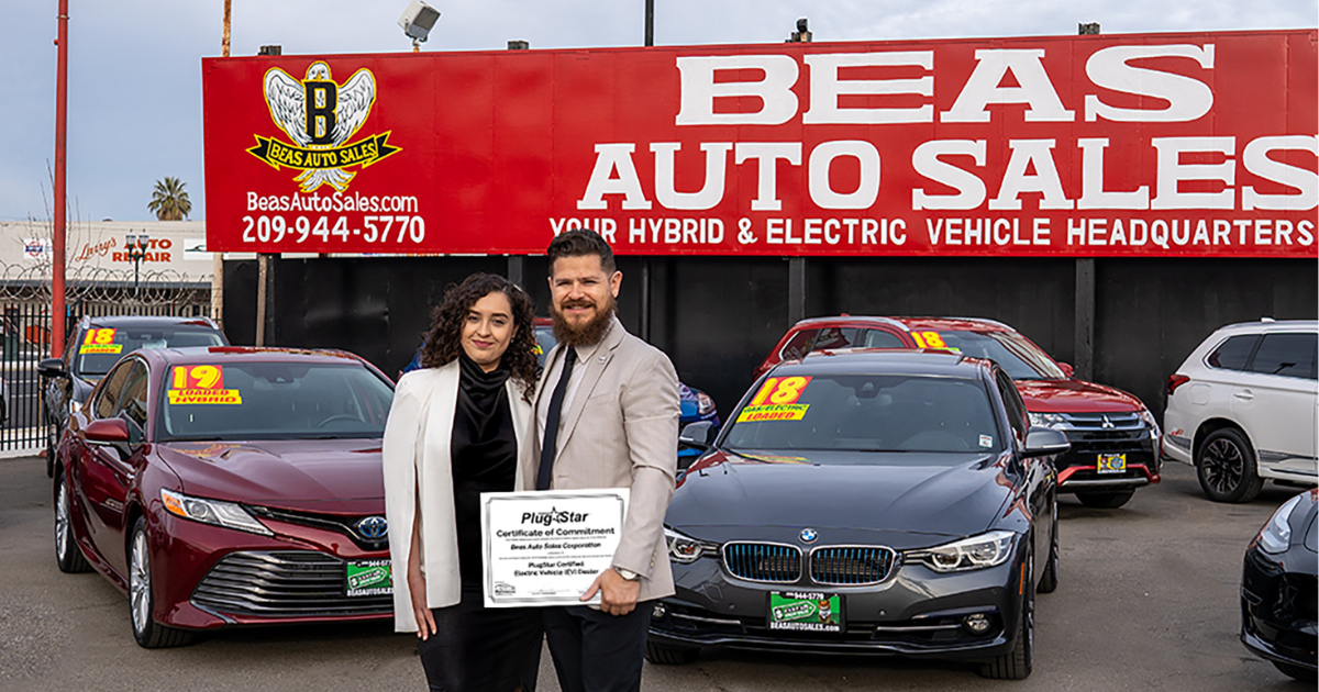 Elevating the EV Consumer Experience: Beas Auto Sales and PlugStar Certification 